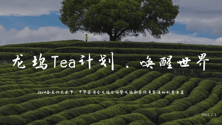 2024文旅景區茶文化藝術節暨新茶飲競賽（龍塢Tea計劃喚醒世界）總體策劃方案